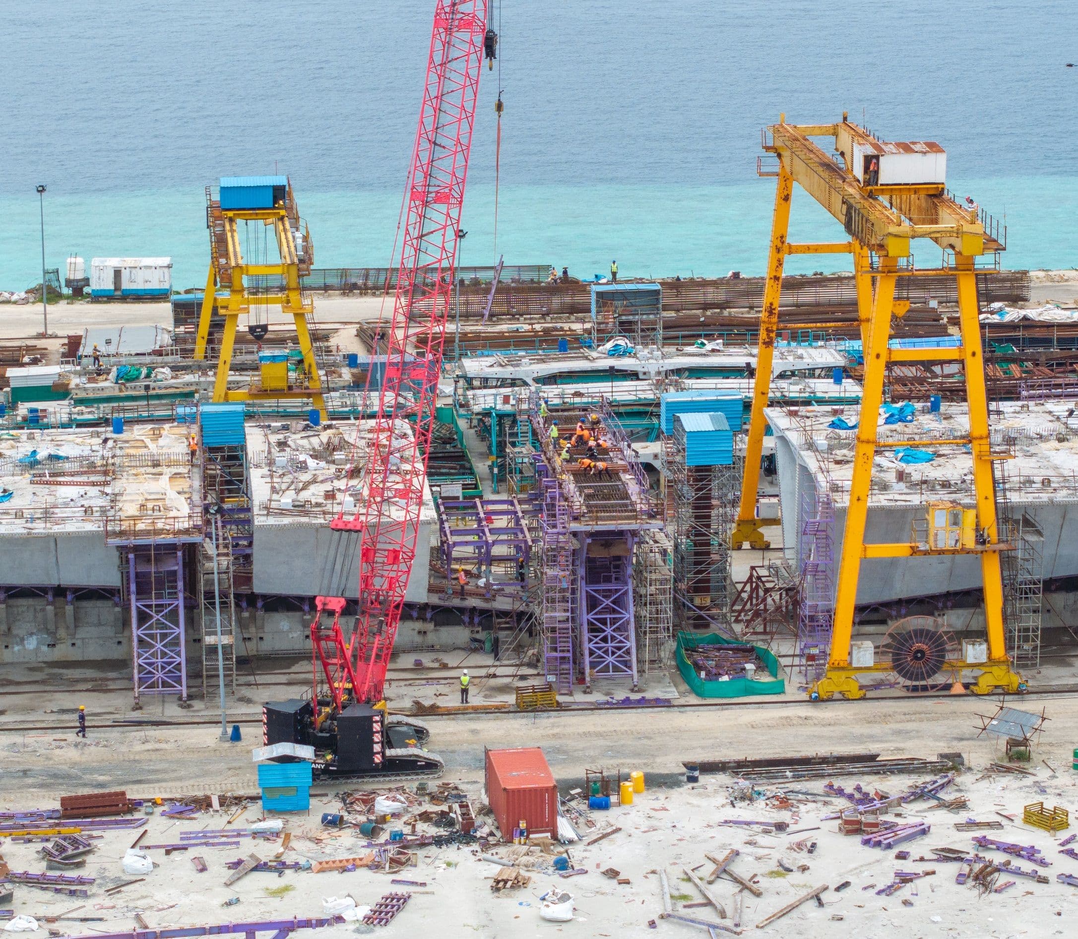 Casting yard view